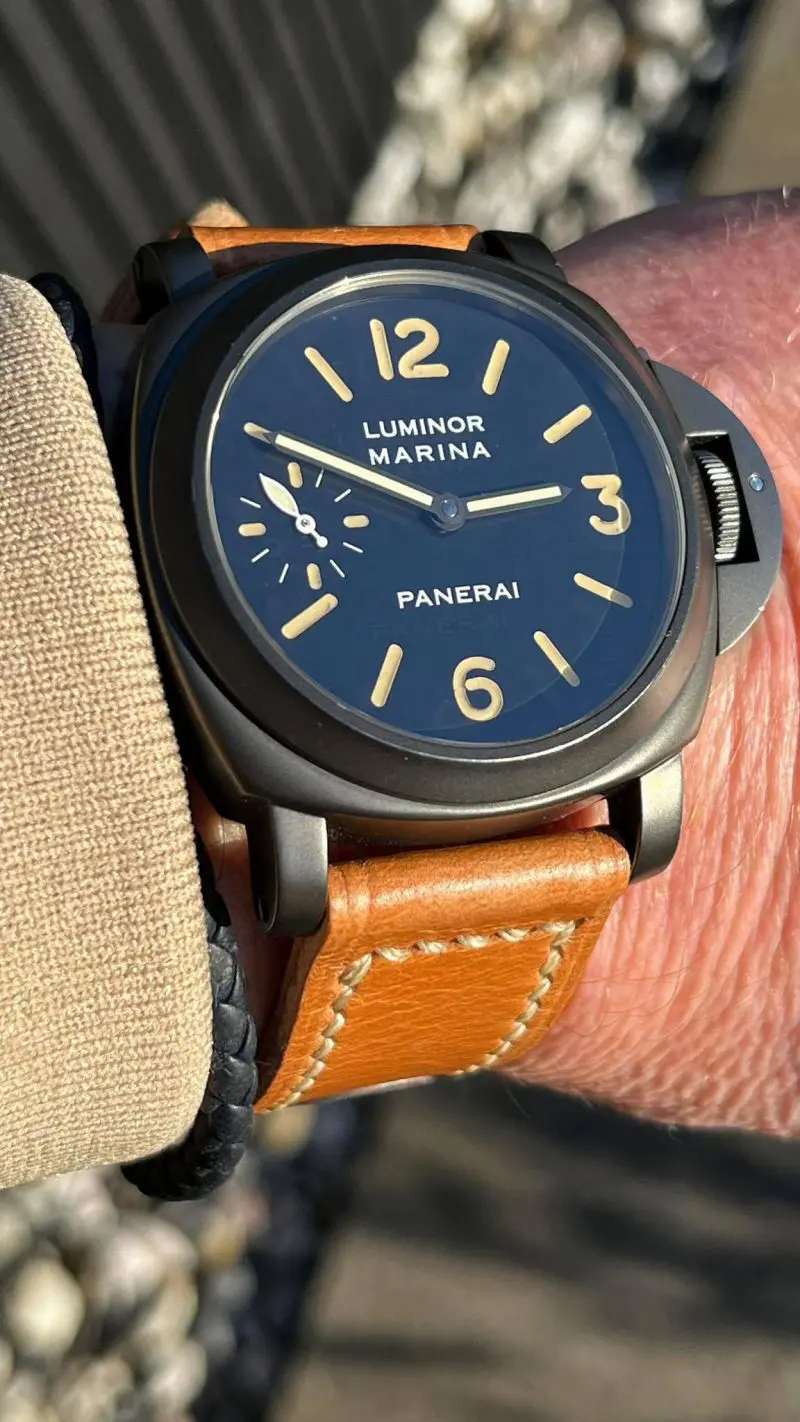 watch strap sanders AKIMBO vintage Panerai 5218-203/A