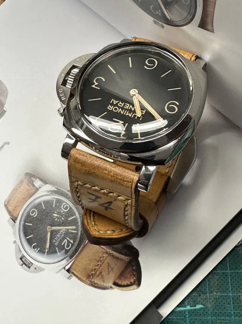 watch strap sanders 74 vintage PANERAI 6152 6152/1pam372