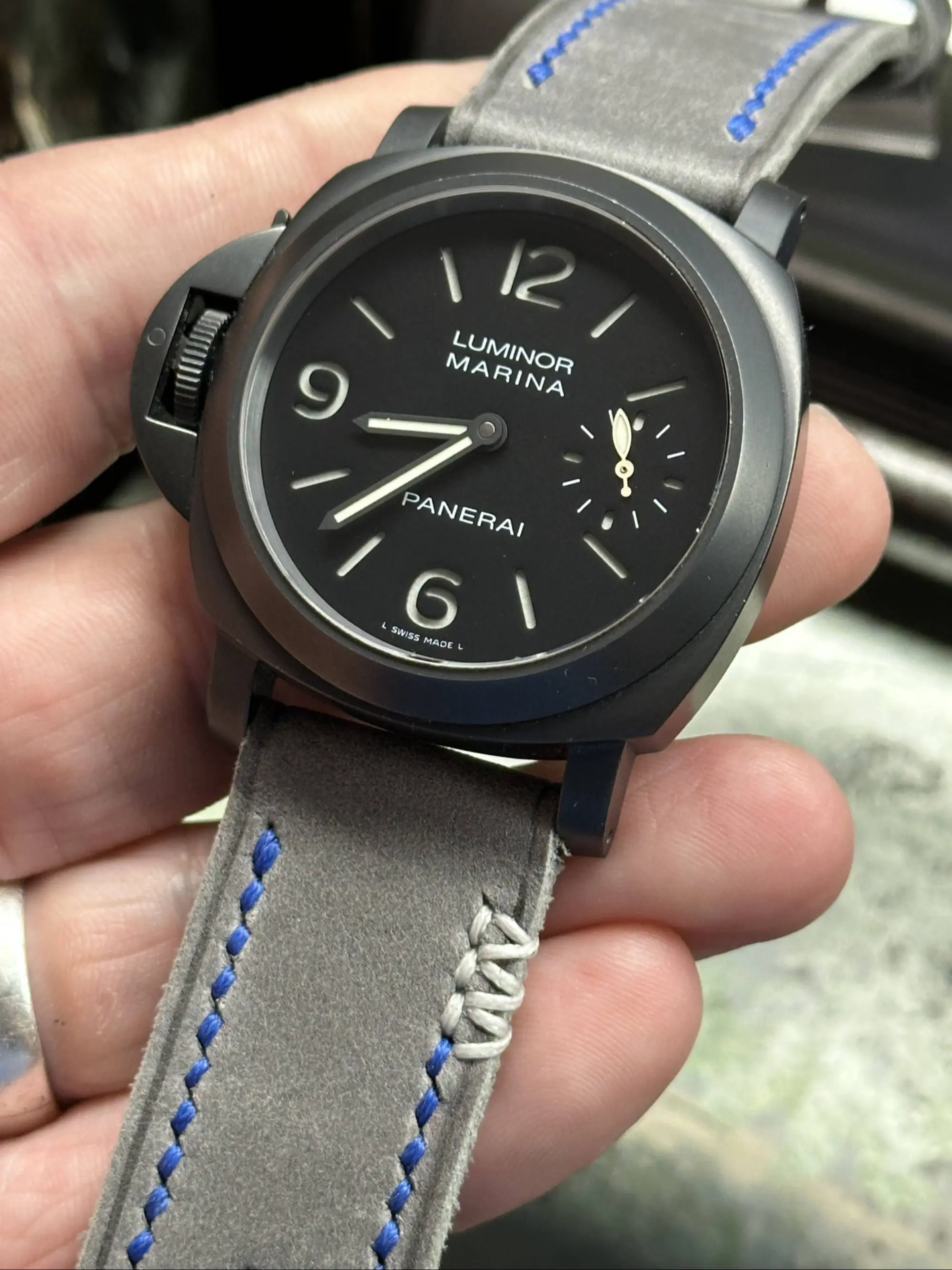watch strap sanders ARIS + 3X Custom Panerai pam26