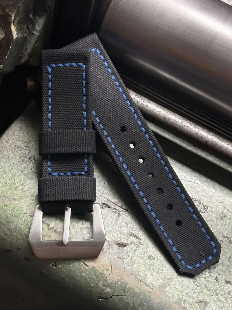 watch strap sanders KA-73 OFF BLACK BOX Bright Blue