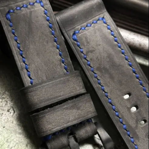 watch strap sanders vintage potestas anziane bright blue