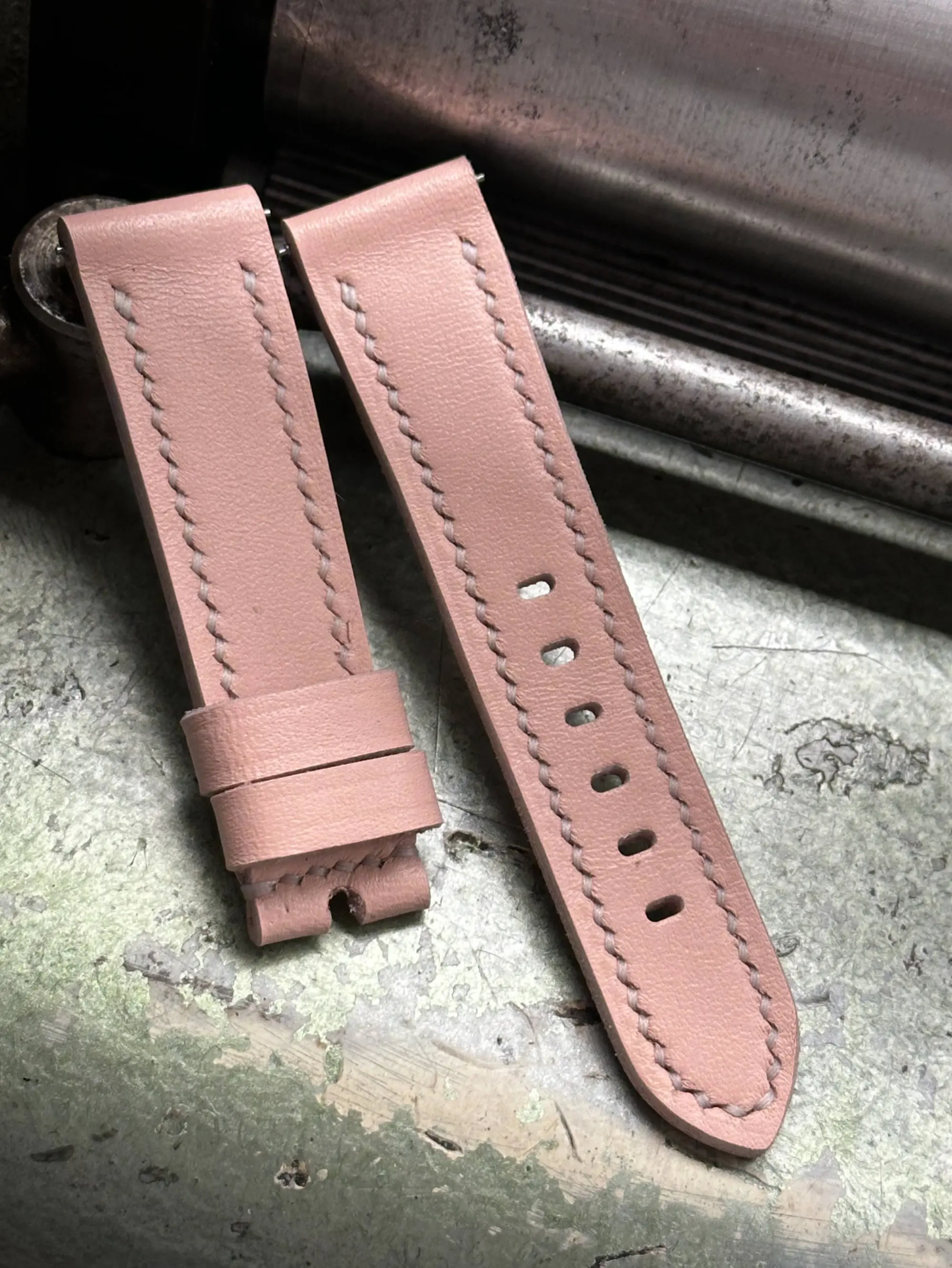 watch strap sanders 917 PINK custom