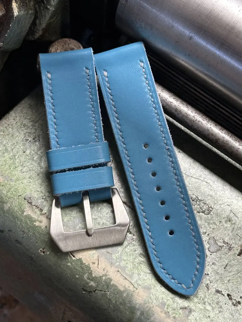 watch strap sanders MIAMI BLUE custom