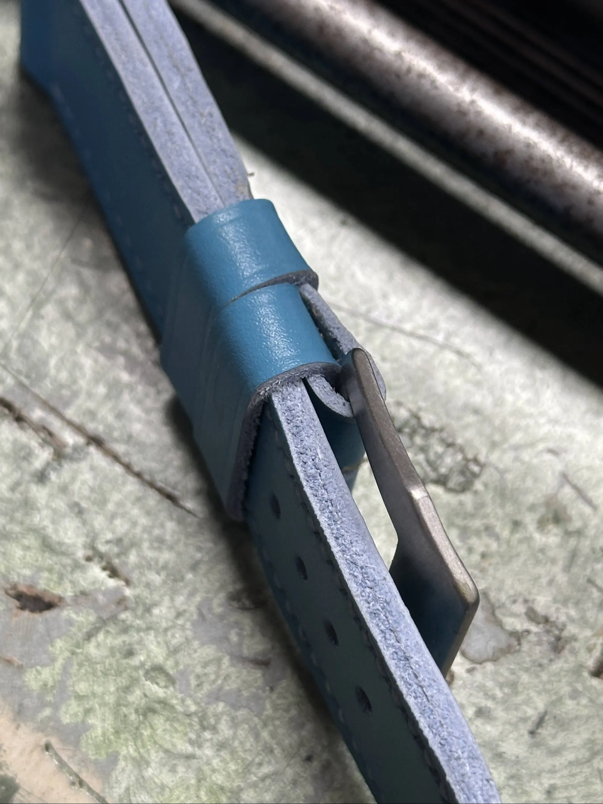 watch strap sanders MIAMI BLUE custom
