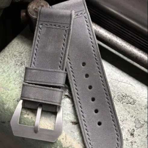watch strap sanders ACCIAIO GRIGIO vintage