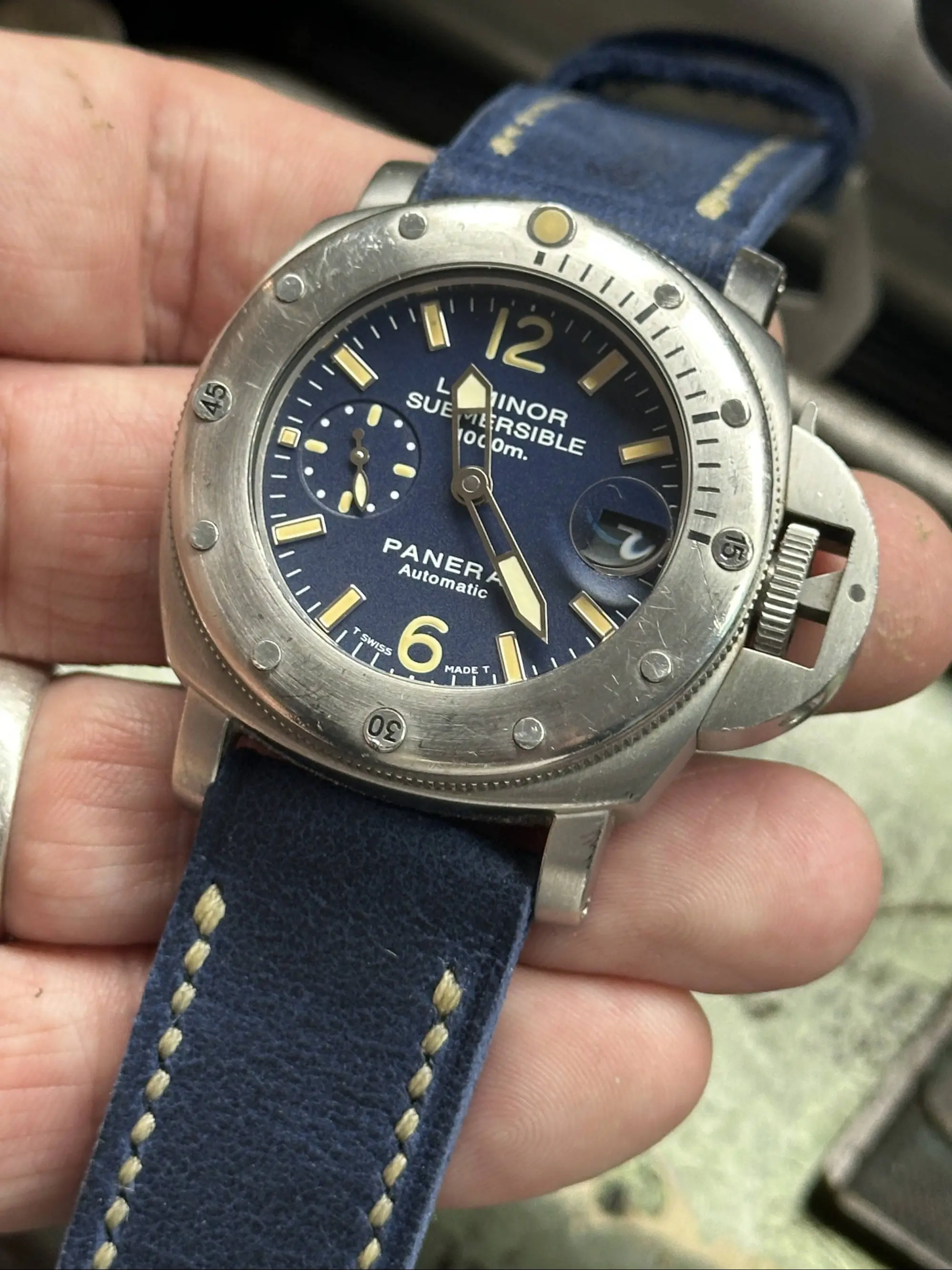 watch strap sanders ABYSS custom PAM87