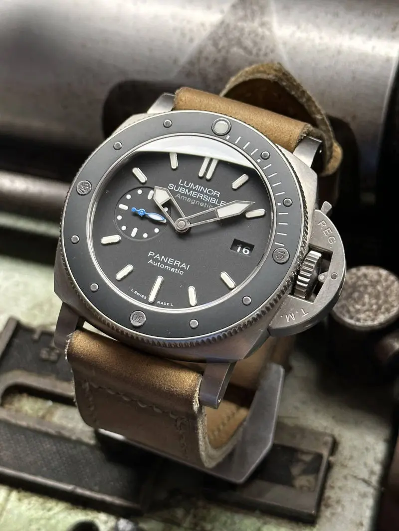 watch strap sanders ATON vintage Panerai pam1389
