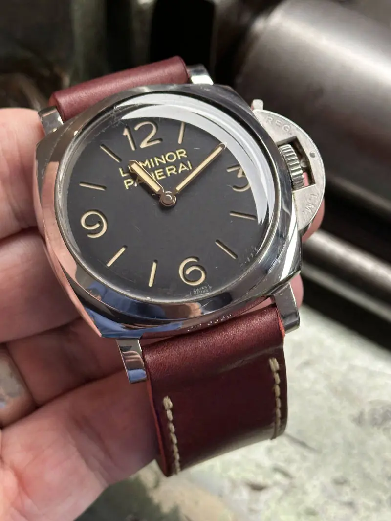 watch strap sanders MARONE custom panerai PAM1389