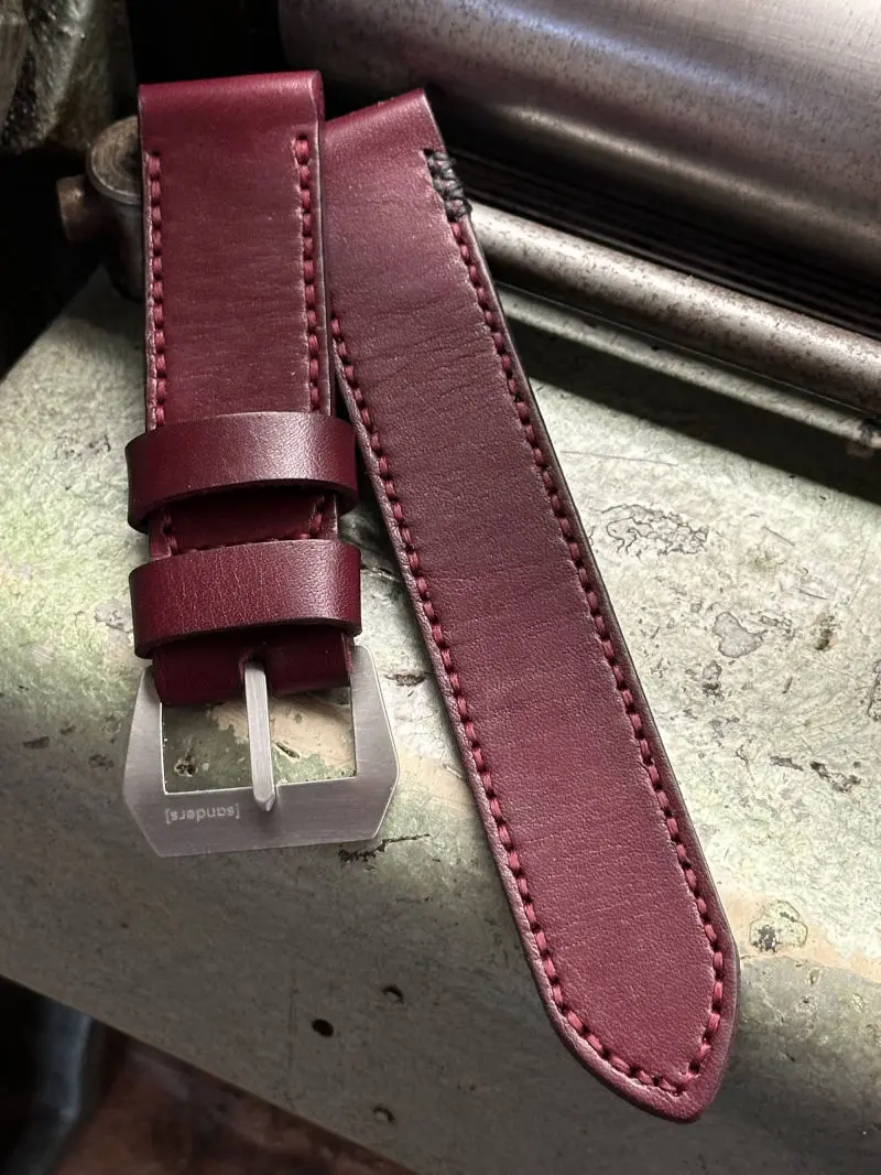 watch strap sanders CRIMSON 3X custom