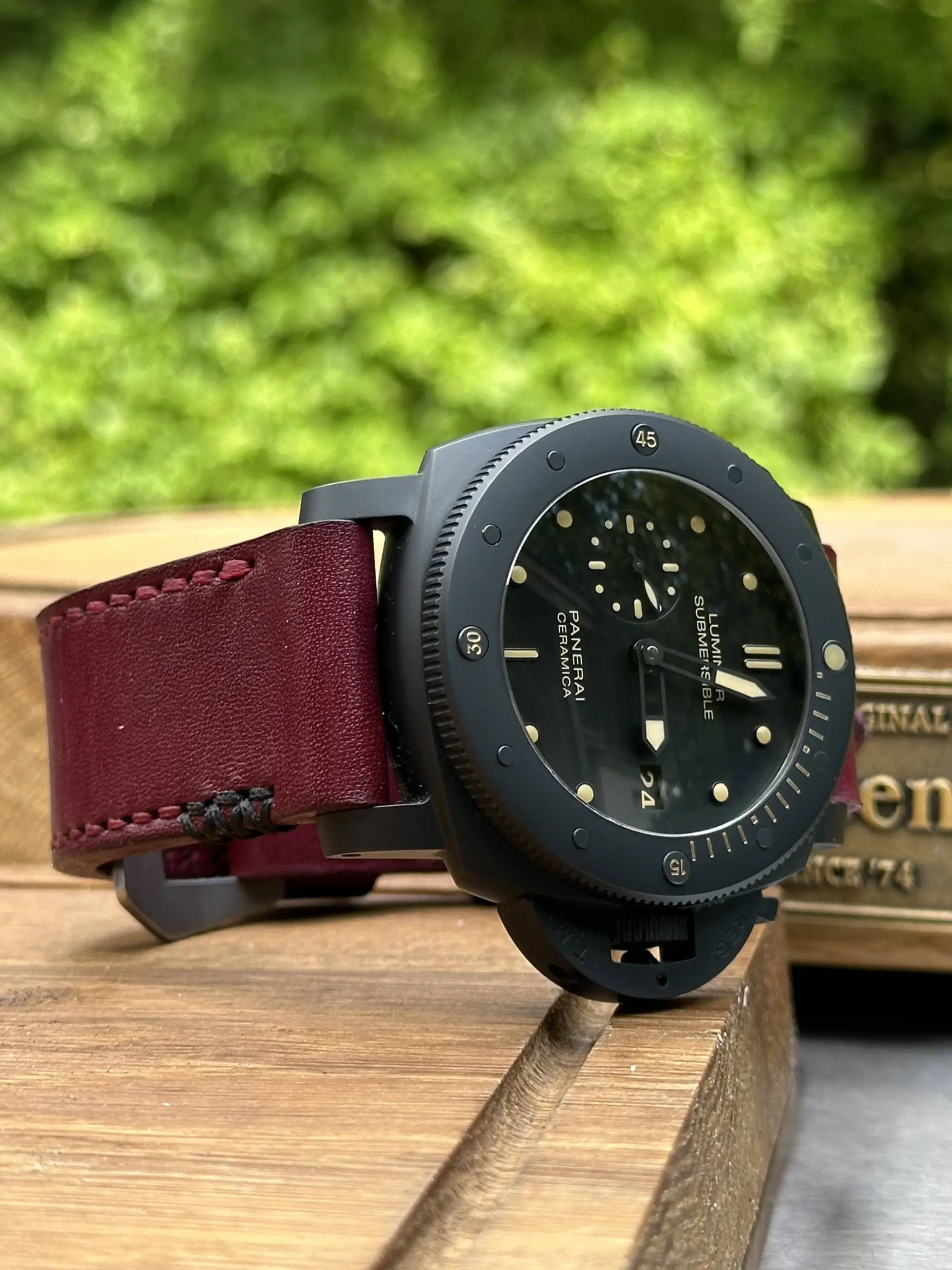 watch strap sanders CRIMSON 3X custom