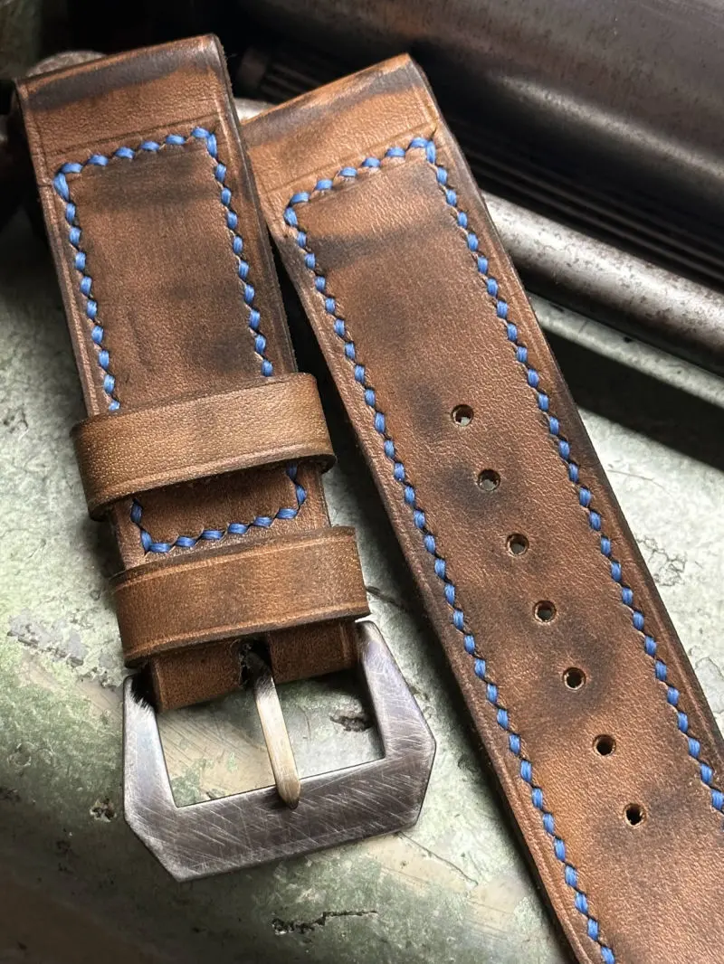 watch strap sanders THEMIS - Bright blue vintage